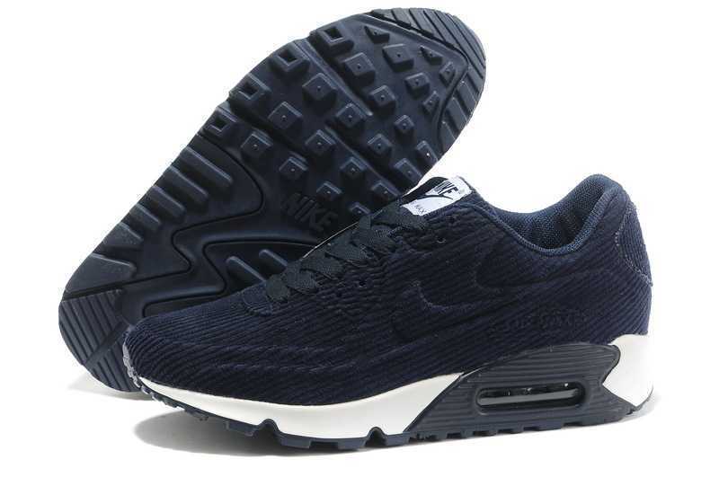 Air Max 90 Twill de la porcelaine de la porcelaine air max 90 noir et blanche sport
